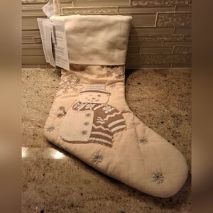 Pottery Barn Lit Embellished Stocking